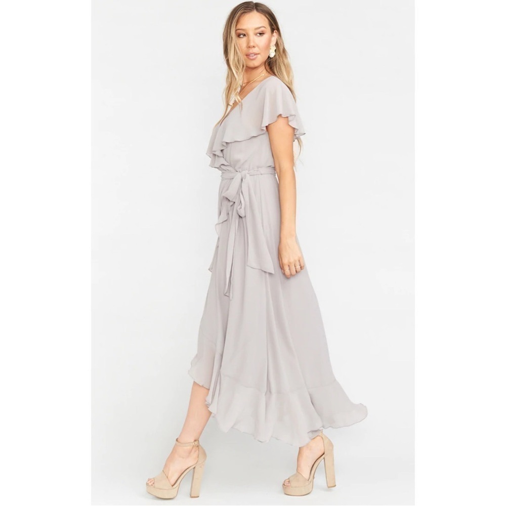 NWT5 Show Me Your Mumu Jess Ruffle Midi Dress - Picture 4 of 8